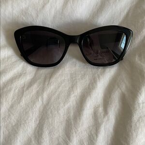 Carolina Lemke Orchid Cat Eye Black Sunglasses